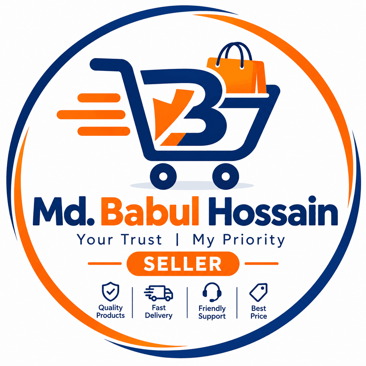 Pabna Time 24 Store logo