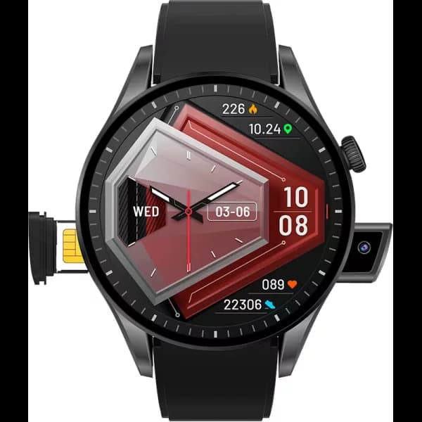 BW16 SIM & Camera Supported Double Belt Smart Watch
