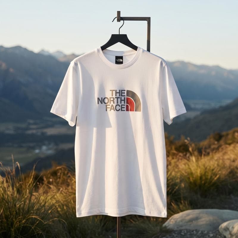 The North Face Men's Graphic Half Dome T-Shirt - White, thumbnail 2 of 7