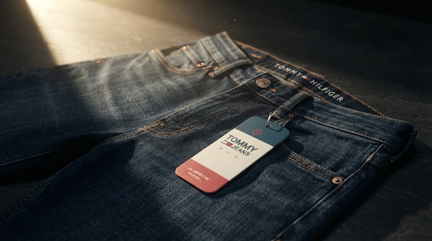 Tommy Jeans Premium Dark Wash Indigo Denim, thumbnail 3 of 7