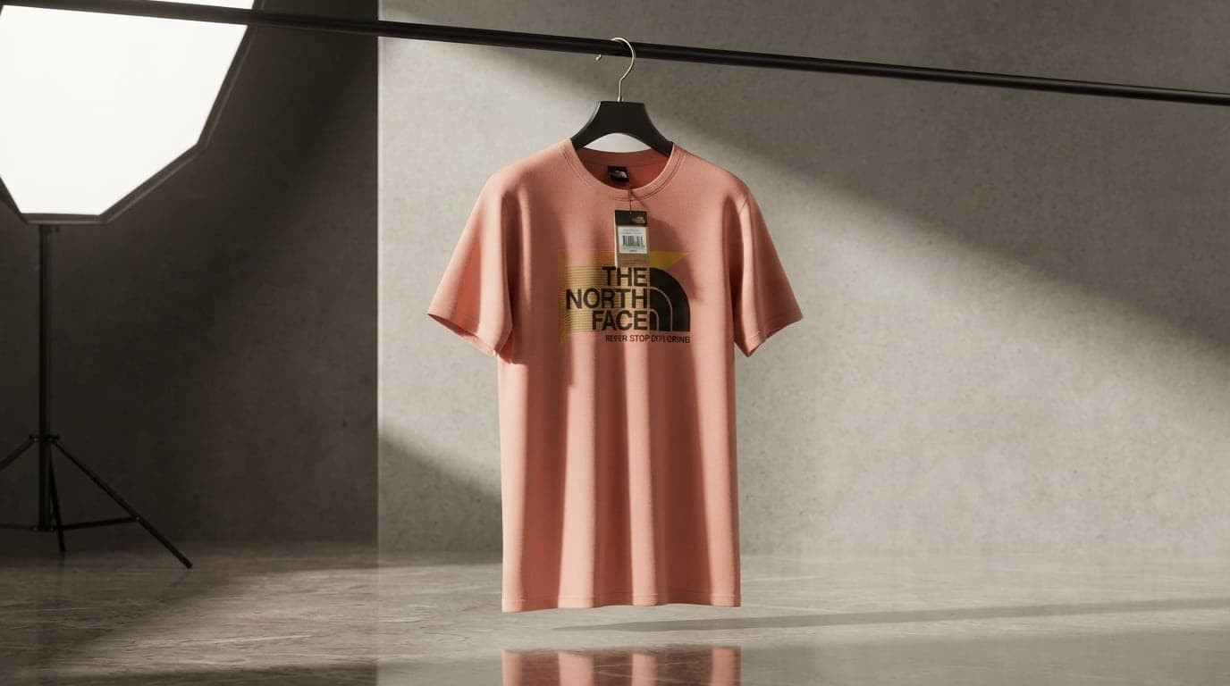The North Face Graphic Box Logo Premium T-Shirt – Dusty Rose, thumbnail 6 of 7